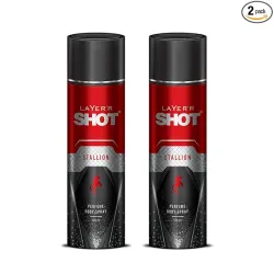 Layer’r Shot Stallion Body Spray Combo for Men 120ml Pack of 2