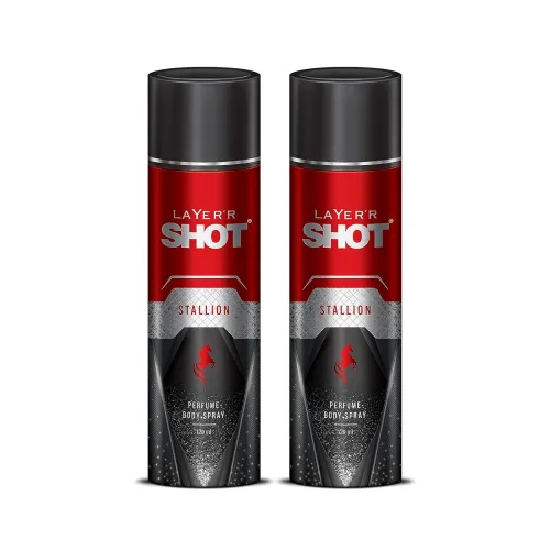 Image of Layer’r Shot Stallion Men Body Spray - 2 x 120ml Each