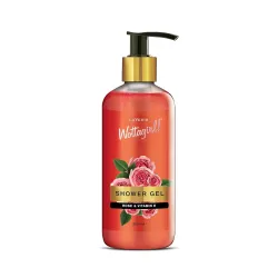 Layerr Wottagirl Shower Gel Rose & Vitamin E | Non-Toxic and Paraben Free | For Women, 300ML