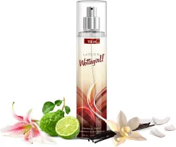 LAYERR Wottagirl Vanilla Twist Long Lasting Fragrance Body Spray - For Women (150 ml)