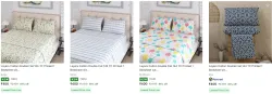 Layers Bedsheets upto 84% Discount