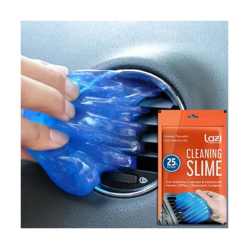 Image of LAZI Blue Multipurpose Car AC Vent Cleaner Gel (100 gm)