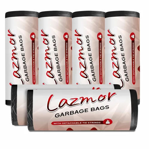 Image of Lazmor Premium Biodegradable Garbage Bags Pack of 6