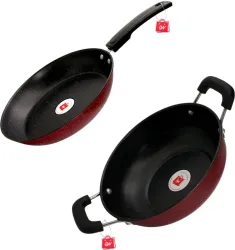 LAZYwindow Nonstick Kadhai & Fry Pan Se