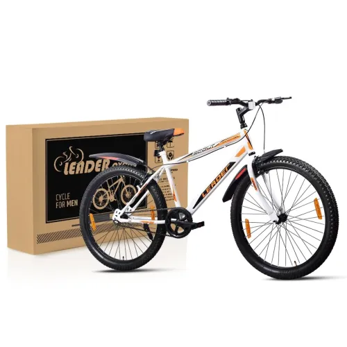 Image of Leader Scout MTB 26T Mountain Bicycle White