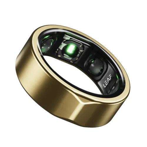Image of Leaf Halo Smart Ring | Health Tracker | Sleep, Fitness, Stress | Includes 30+ Workout Modes | Battery upto 10 Days | Buy