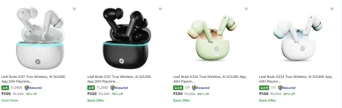 Image of Leaf True Wireless Earbuds upto 80% Discount