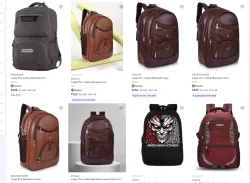 Leather Backpack up to 85% Discount