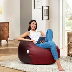 Leather Bean Bag Cover Without Beans