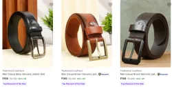 Leather Belt Startaing @ ₹199