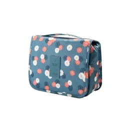 Leather Waterproof Portable Hanging Toiletry Travel Bag Organizer and Cosmetic