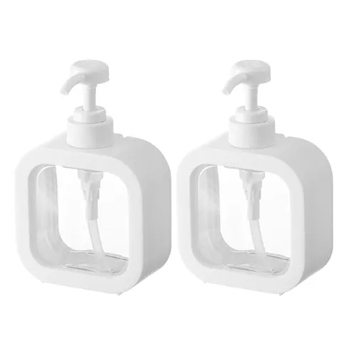 Image of Leawall Plastic Empty Bottle Soap Dispenser