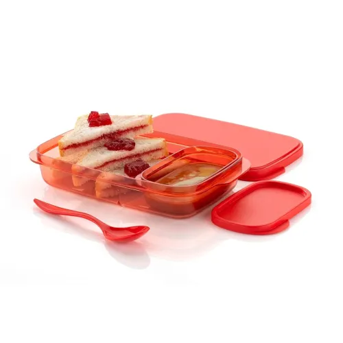 Image of LEAWALL Unbreakable Plastic Lunch Box Set