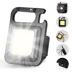 jeegol DOTCOM LED Mini Cob Keychain and Magentic Flashlight
