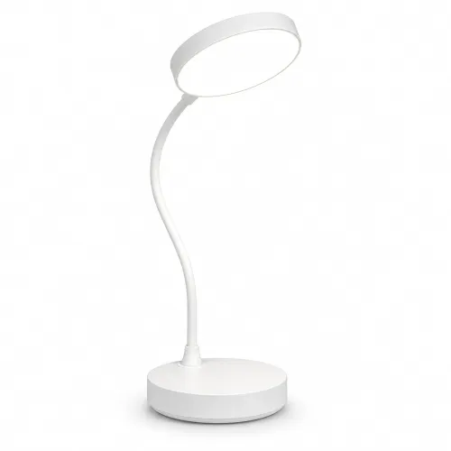 Image of Flexible LED Desk Study Table Lamp with Touch Control & Phone Holder