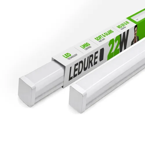 Image of LEDURE Linear 22W LED Batten Light 4 Feet | Pack of 1 | 2200 Lumens Higher Brightness than 20W LED Tube Light | Cool Day