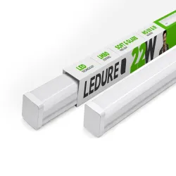 LEDURE Linear 22W LED Batten Light 4 Feet | Pack of 1 | 2200 Lumens Higher Brightness than 20W LED Tube Light | Cool Day