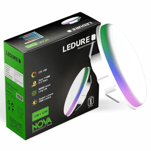 Image of LEDURE Nova 2-in-1 LED Downlight 12W+12W