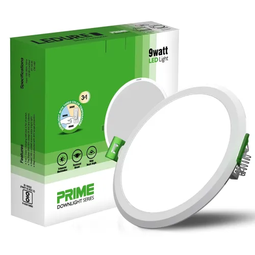 Image of LEDURE Prime Led Downlight 9W 3-in-1| Round LED Ceiling Color Changing Light| 