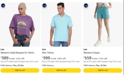 Lee Clothing & Accessories at minimum 70% Discount
