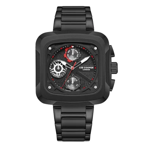 Image of Lee Cooper Analog Black Square Dial Men's Watch - LC08013.650