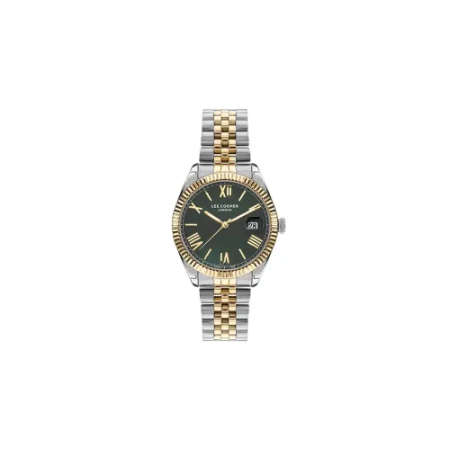 Image of Lee Cooper Analog Green Round Dial Men's Watch - LC07449.270