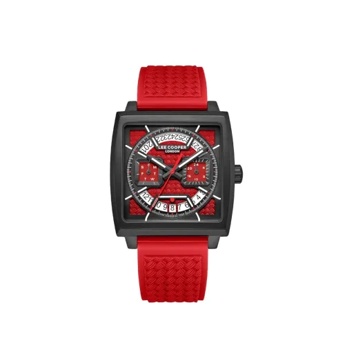 Image of Lee Cooper Analog Red Dial Men's Watch-LC08065.688