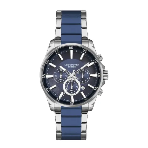 Image of Lee Cooper Chronograph Blue Round Dial Men's Watch - LC07322.390