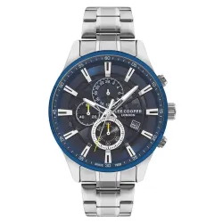 Lee Cooper Chronograph Blue Round Dial Mens Watch - LC07670.390
