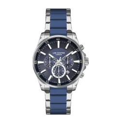 Lee Cooper Chronograph Blue Round Dial Mens Watch - LC07322.390