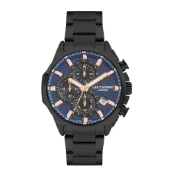 Lee Cooper Chronograph Blue Round Dial Mens Watch - LC07254.690