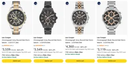 Lee Cooper Chronograph Grey Round Dial MenS Watch at minimum 75% Discount