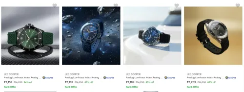 Image of LEE COOPER Men's Watch upto 80% discount 