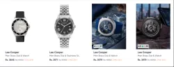 Lee Cooper Mens Watches at minimum 75% Discount