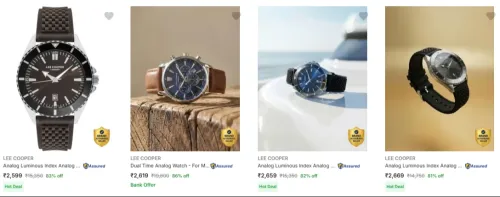 Image of Lee Cooper men's Watches upto 86% discount 