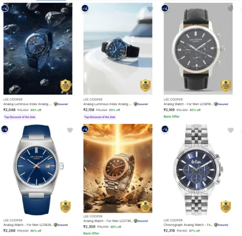 Image of LEE COOPER Men's Wrist Watches upto 87% Discount