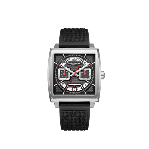 Image of Lee Cooper Multifunction Black Square Dial Men's Watch - LC08065.351
