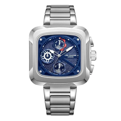 Image of Lee Cooper Multifunction Blue Square Dial Men's Watch - LC08013.390