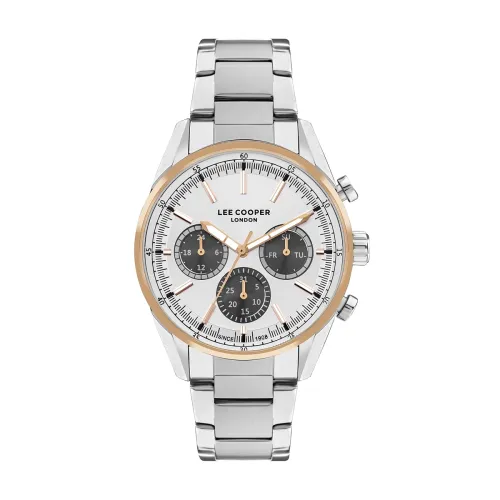 Image of Lee Cooper Multifunction Silver Round Dial Men's Watch