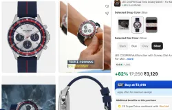 LEE COOPER Multifunction with Sunray Dial Analog Watch