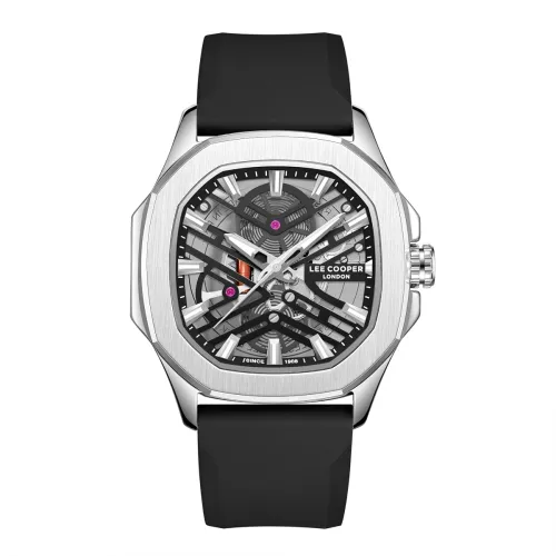Image of Lee Cooper Quartz Black Square Dial Men's Watch - LC08254.351