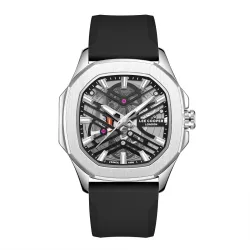 Lee Cooper Quartz Black Square Dial Mens Watch - LC08254.351