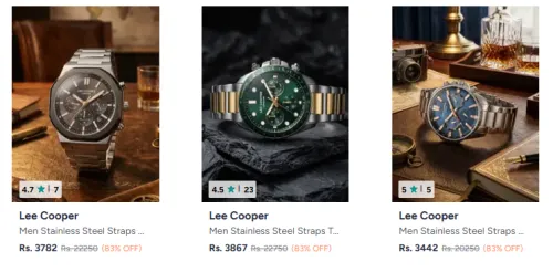 Image of Lee Cooper Watches at minimum 83% Discount