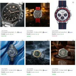 Lee Cooper Watches @ Minimum 80% Discount