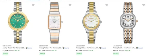 Image of Lee cooper watches upto 80% discount 