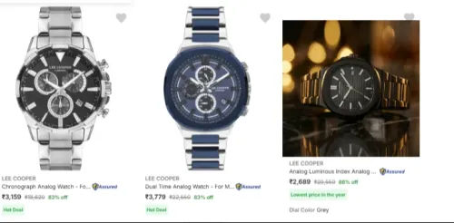 Image of Lee Cooper Watches Up to 85% Discount