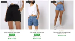 Lee Cooper Women Fashion Shorts Flat 70% Discount