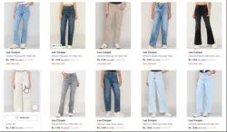Lee Cooper womens jeans at minimum 50% Discount 