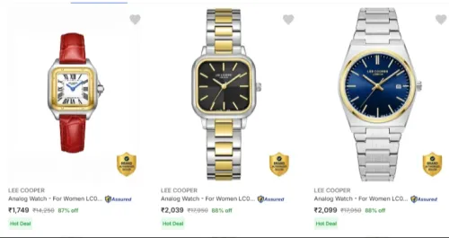 Image of Lee Cooper Womens' Watches upto 88% Discount 