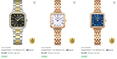 Image of Lee cooper Women's Watches upto 88% discount 
